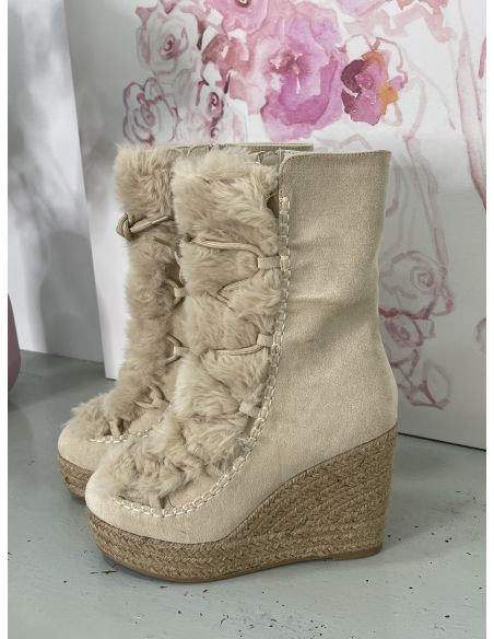 Botas Alaska beiges