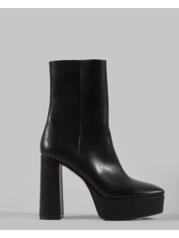 Botín plataforma negro