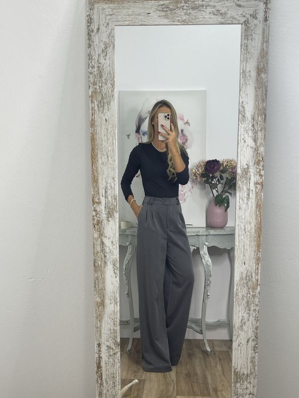 Pantalón pinza gris