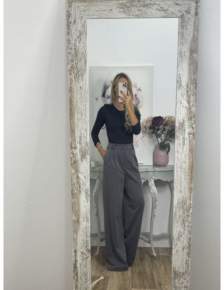 Pantalón pinza gris