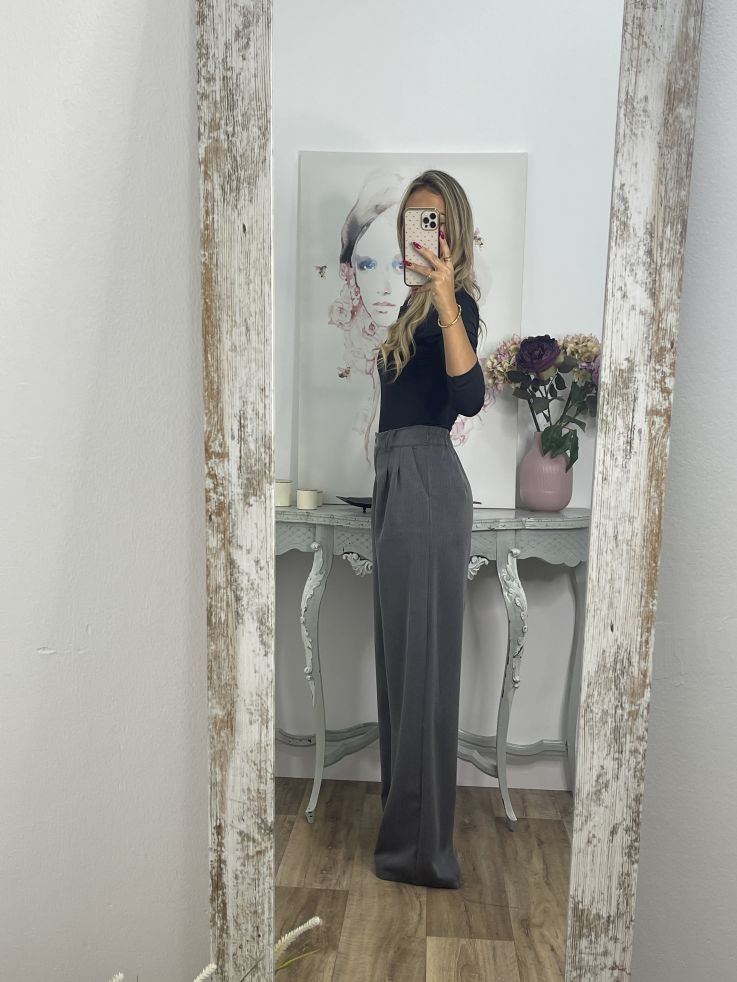 Pantalón pinza gris