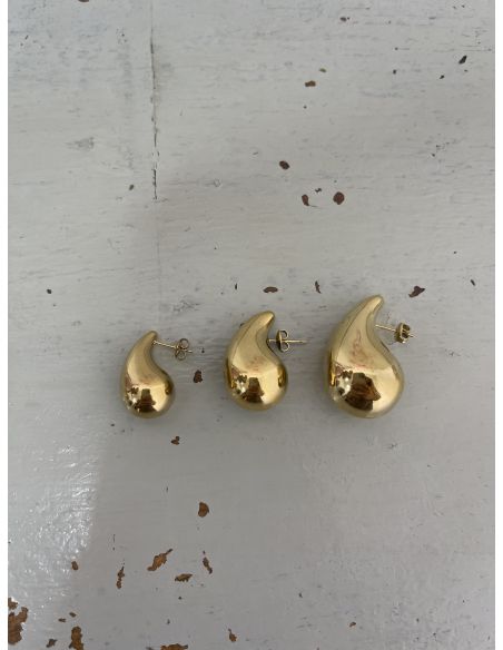 Pendientes gota talla grande
