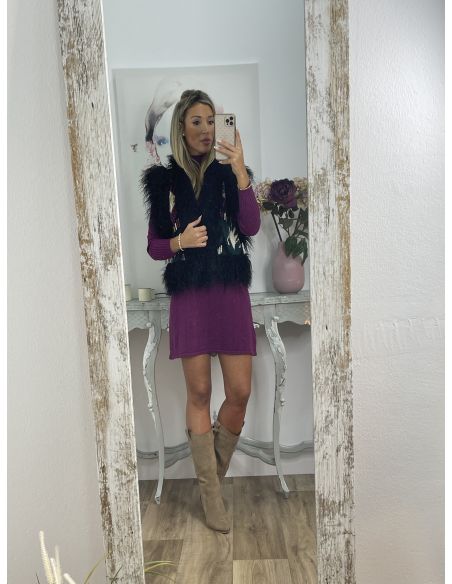 Chaleco Alina negro