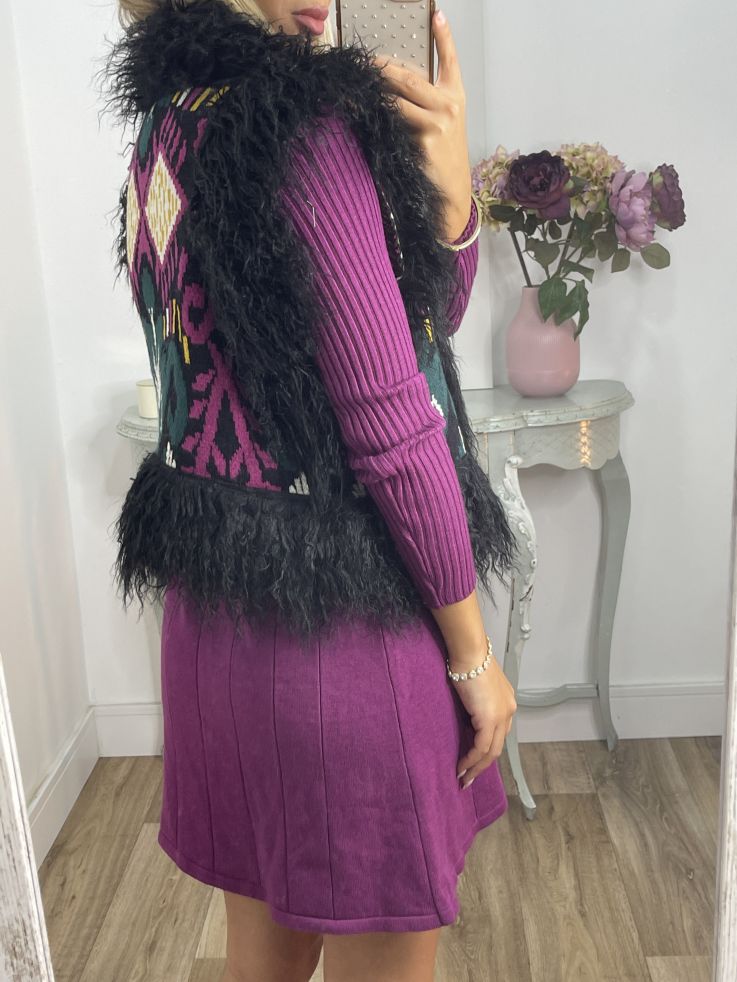 Chaleco Alina negro