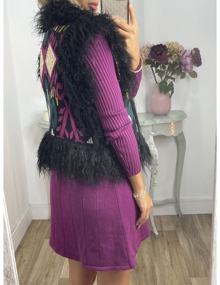 Chaleco Alina negro