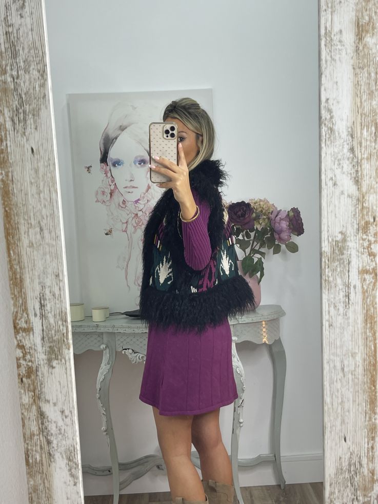 Chaleco Alina negro