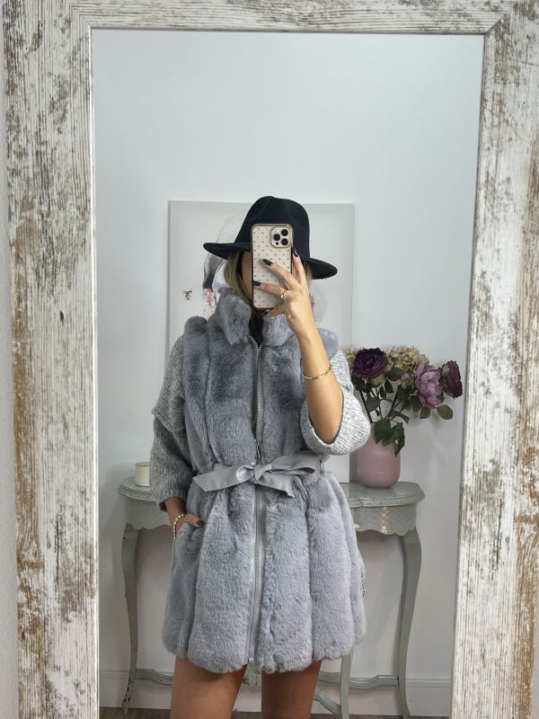 Chaleco Alexia gris