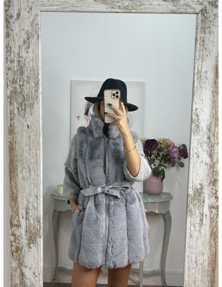 Chaleco Alexia gris