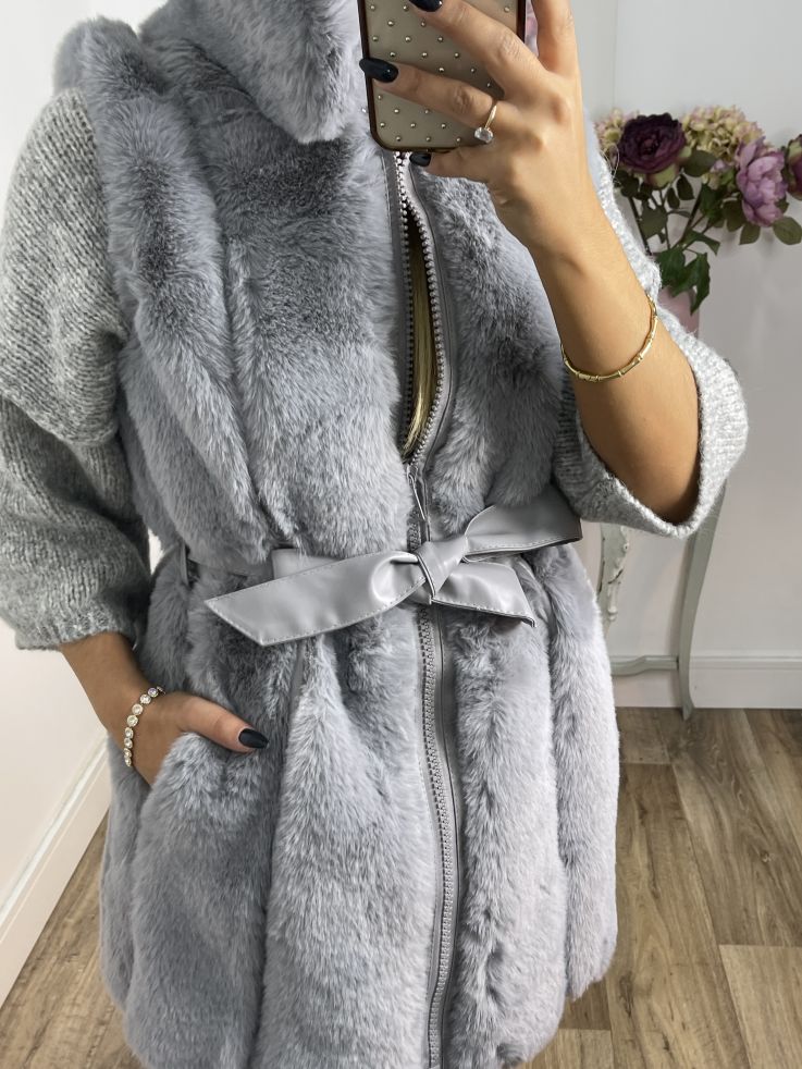 Chaleco Alexia gris