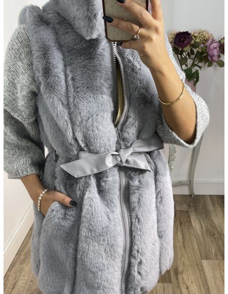 Chaleco Alexia gris