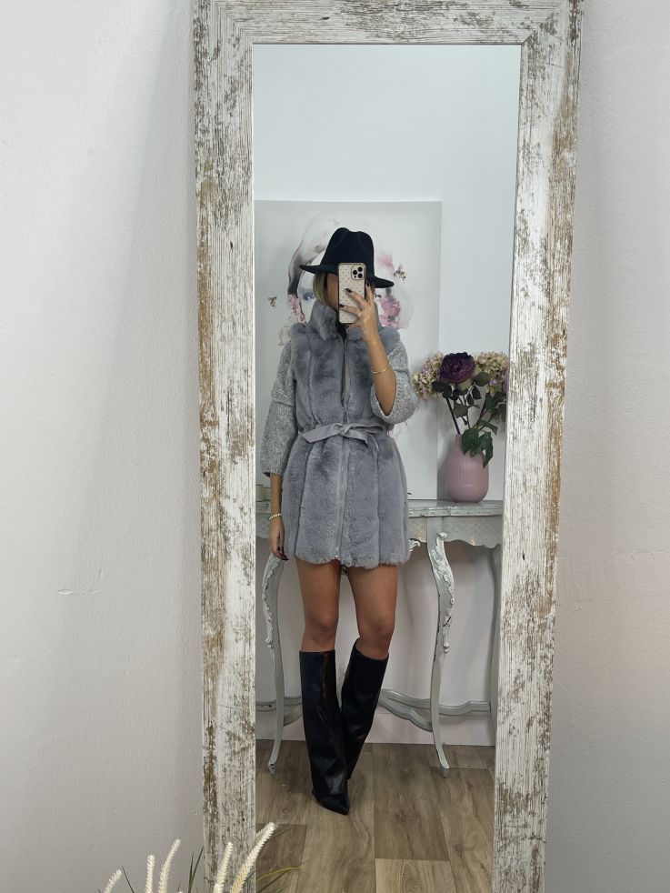 Chaleco Alexia gris