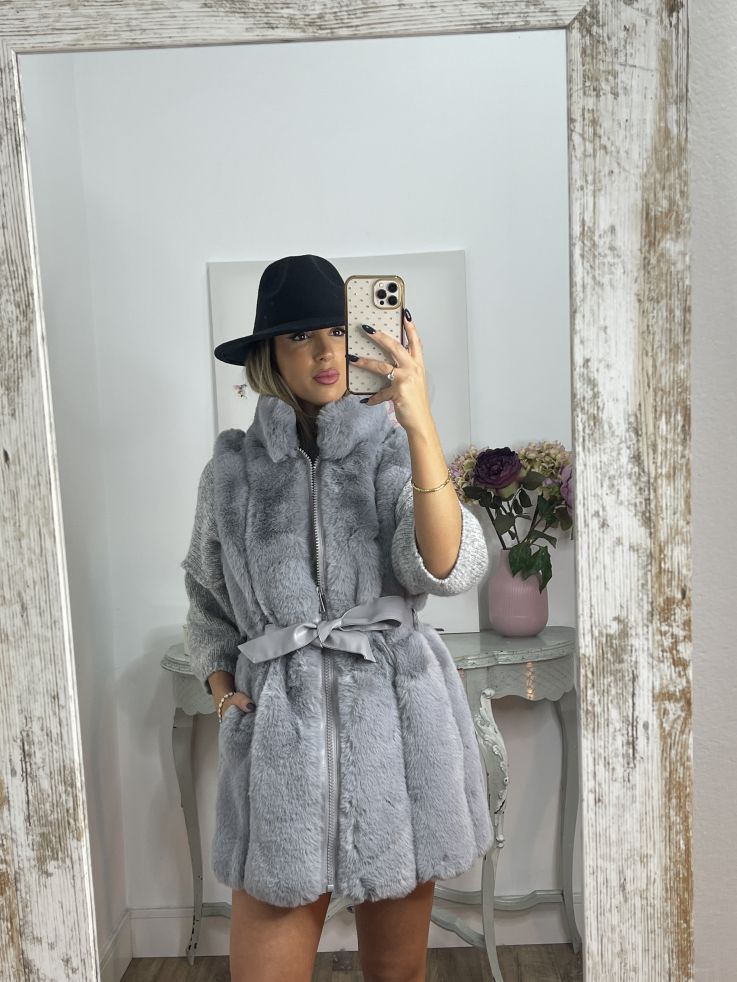 Chaleco Alexia gris