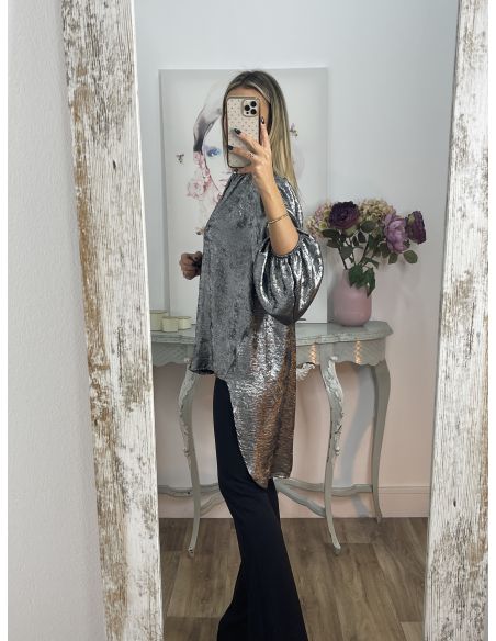 Camisa Estrella plateada