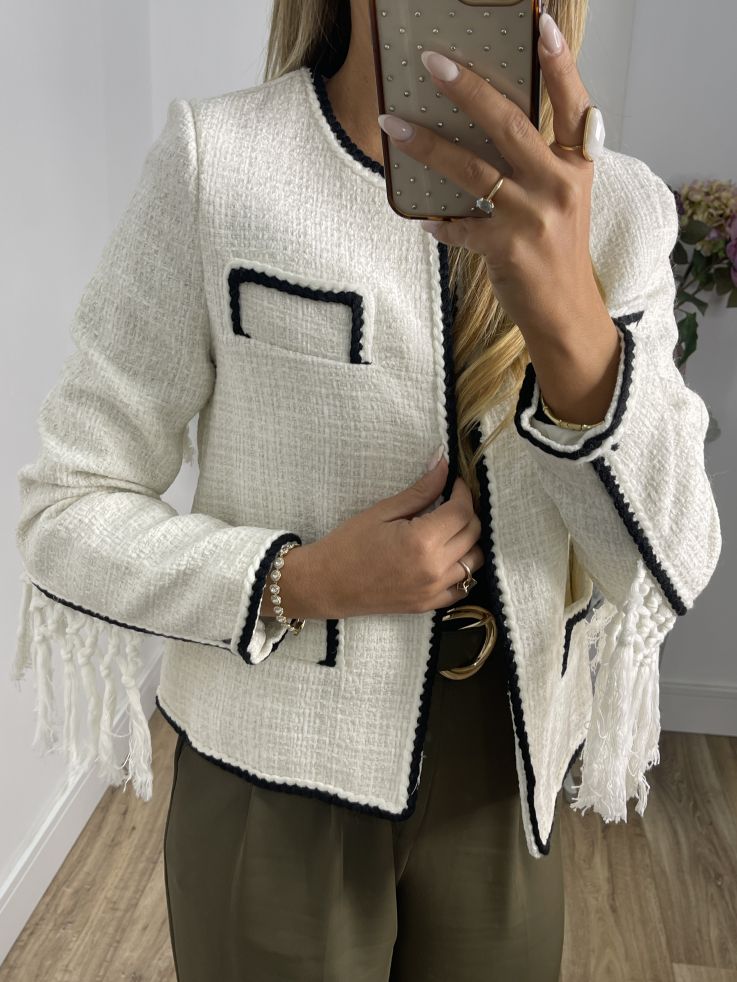 Chaqueta Coco con flecos