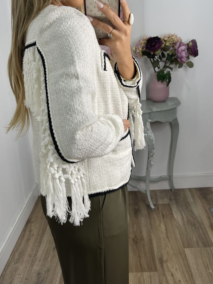 Chaqueta Coco con flecos