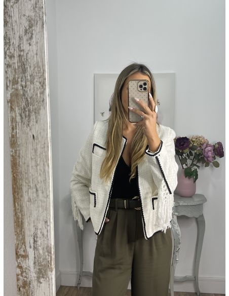 Chaqueta Coco con flecos