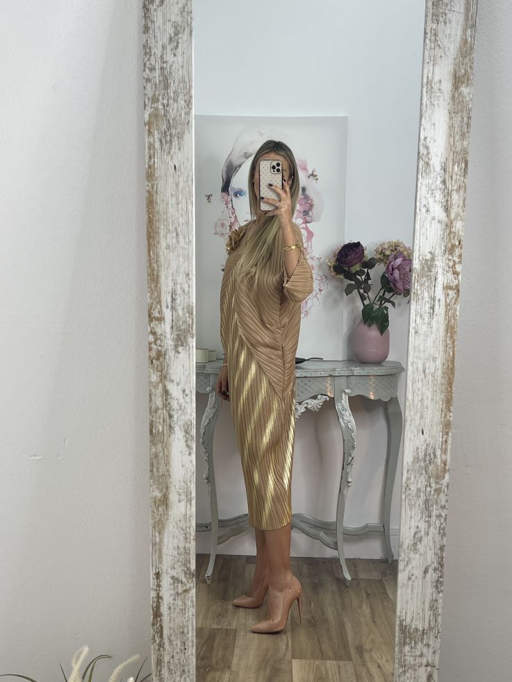 Vestido Priscila dorado