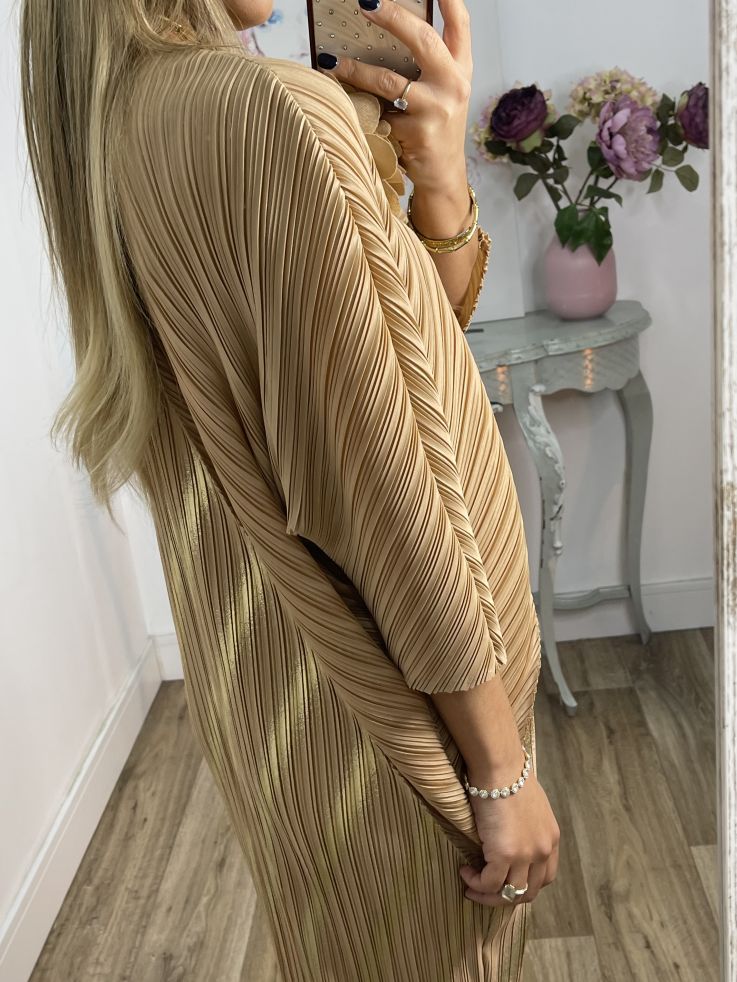 Vestido Priscila dorado