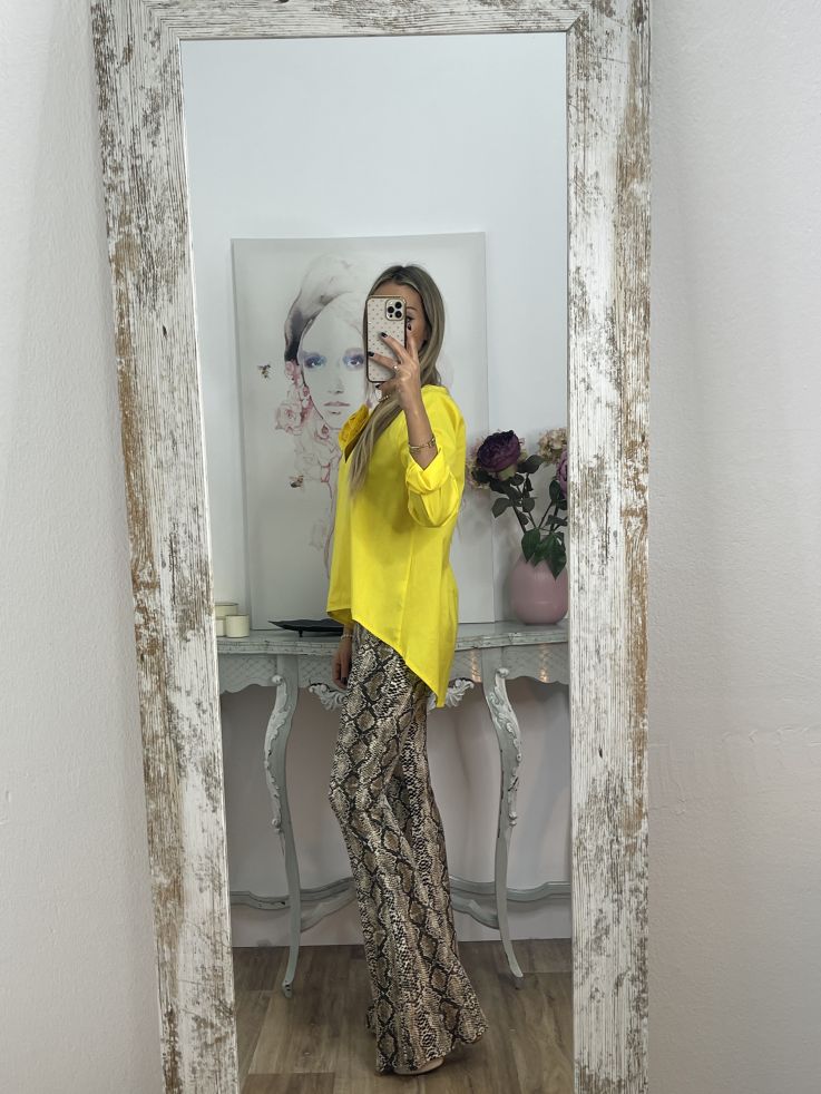 Camisa flor amarillo Camisa flor amarillo