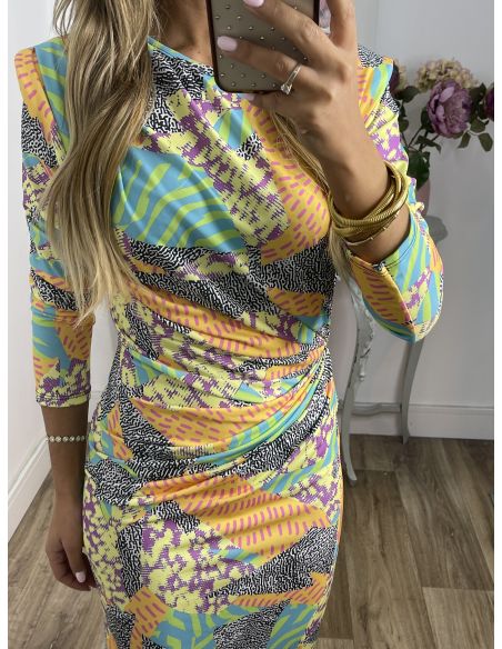Vestido Macarena print
