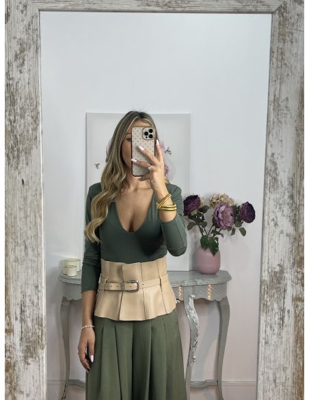 Cinturón fajín Texas beige