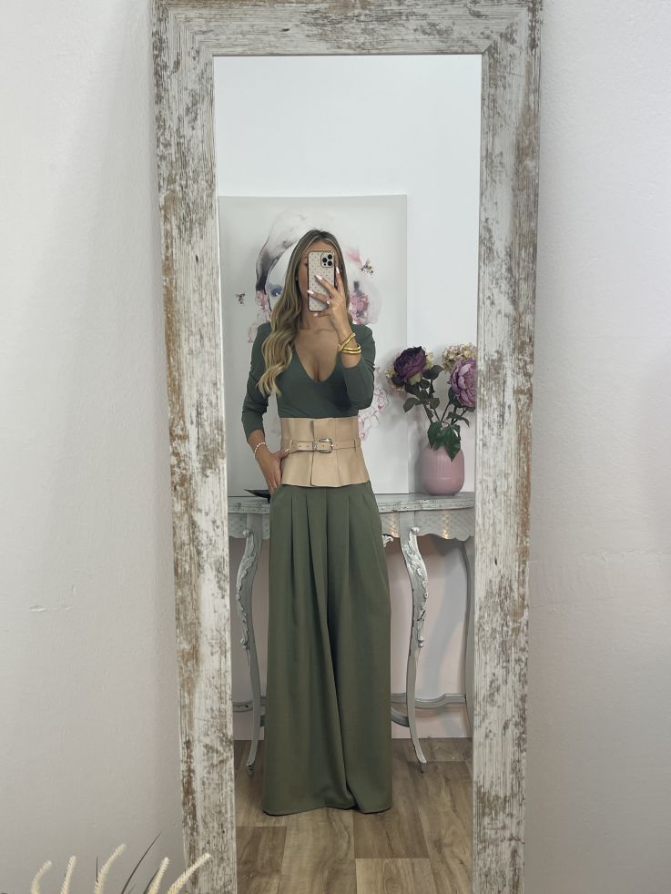 Cinturón fajín Texas beige