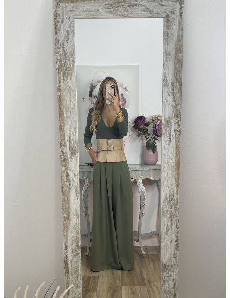 Cinturón fajín Texas beige