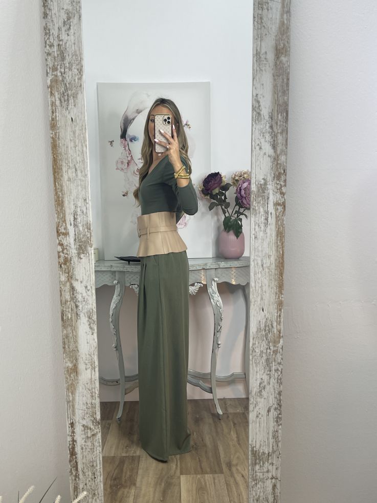 Cinturón fajín Texas beige