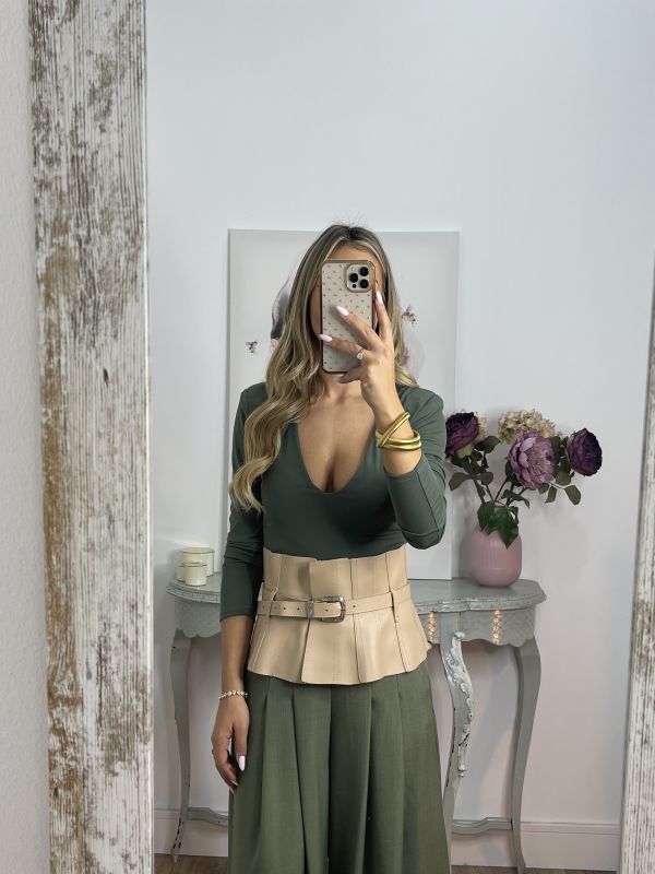 Cinturón fajín Texas beige