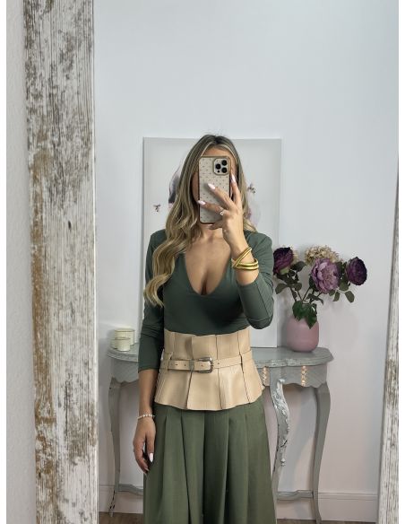 Cinturón fajín Texas beige