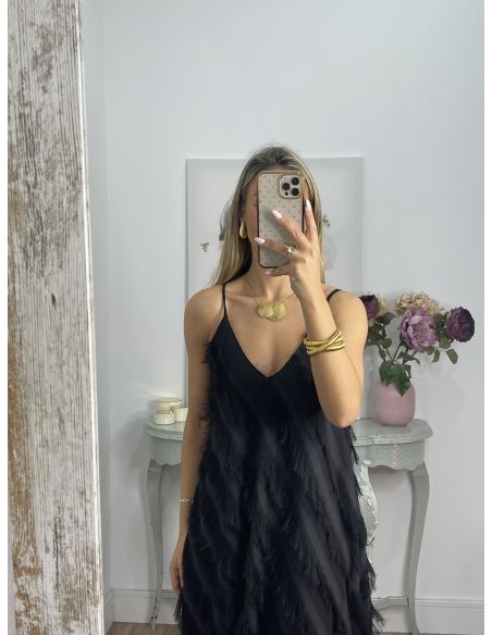 Colgante círculos dorado