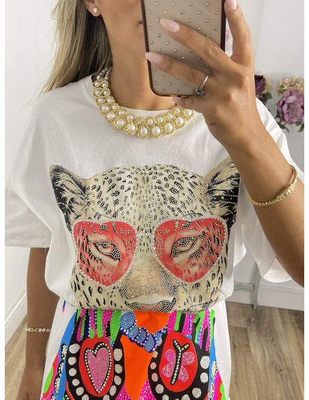 Colgante babero perlas