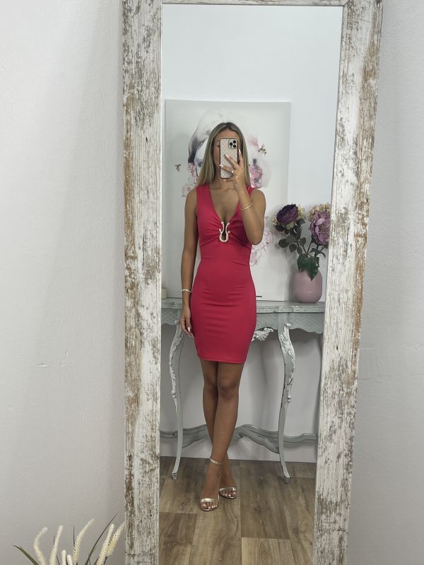 Vestido Liberti frambuesa