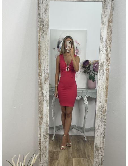 Vestido Liberti frambuesa