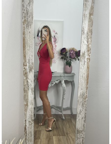 Vestido Liberti frambuesa