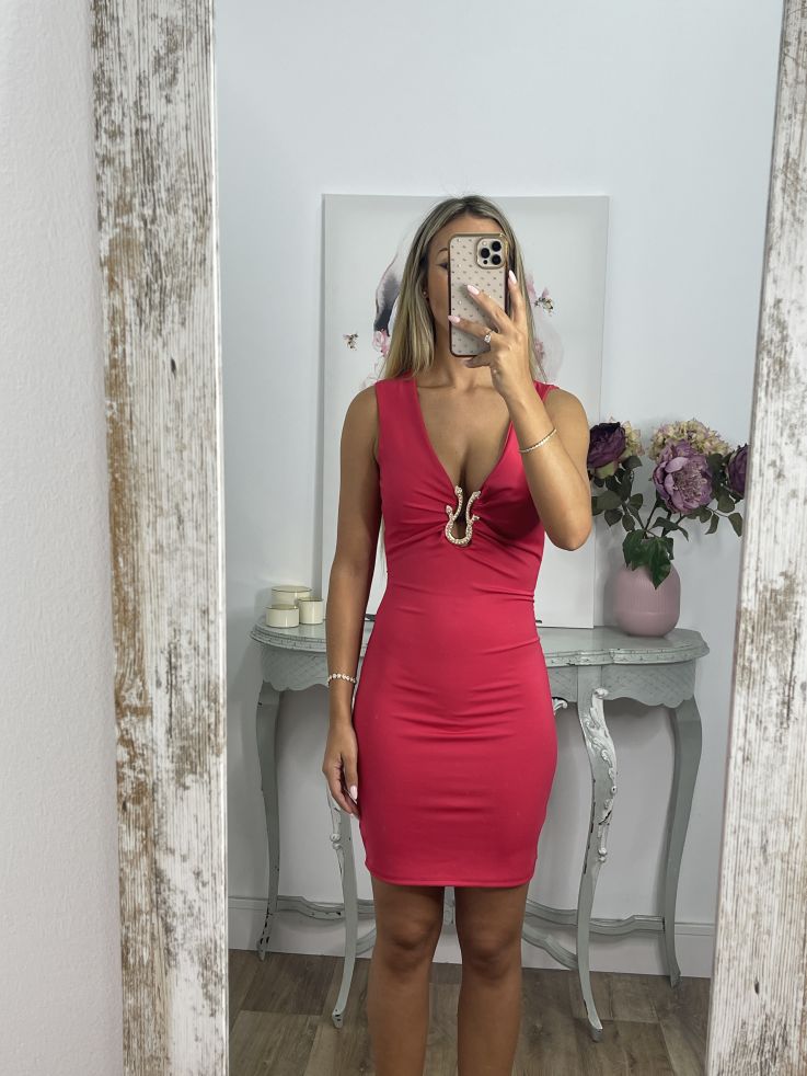 Vestido Liberti frambuesa