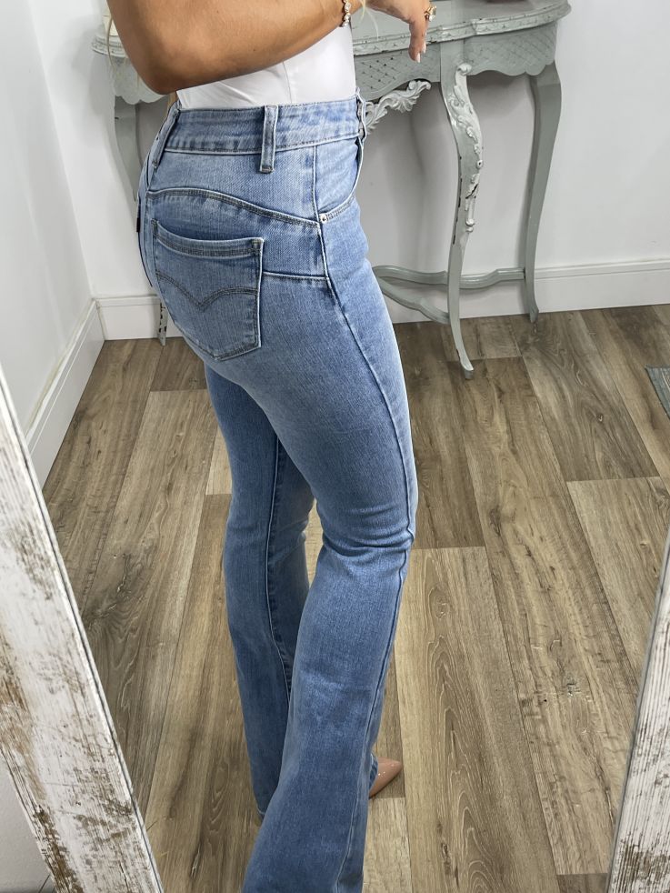 Jeans Iria claro de campana