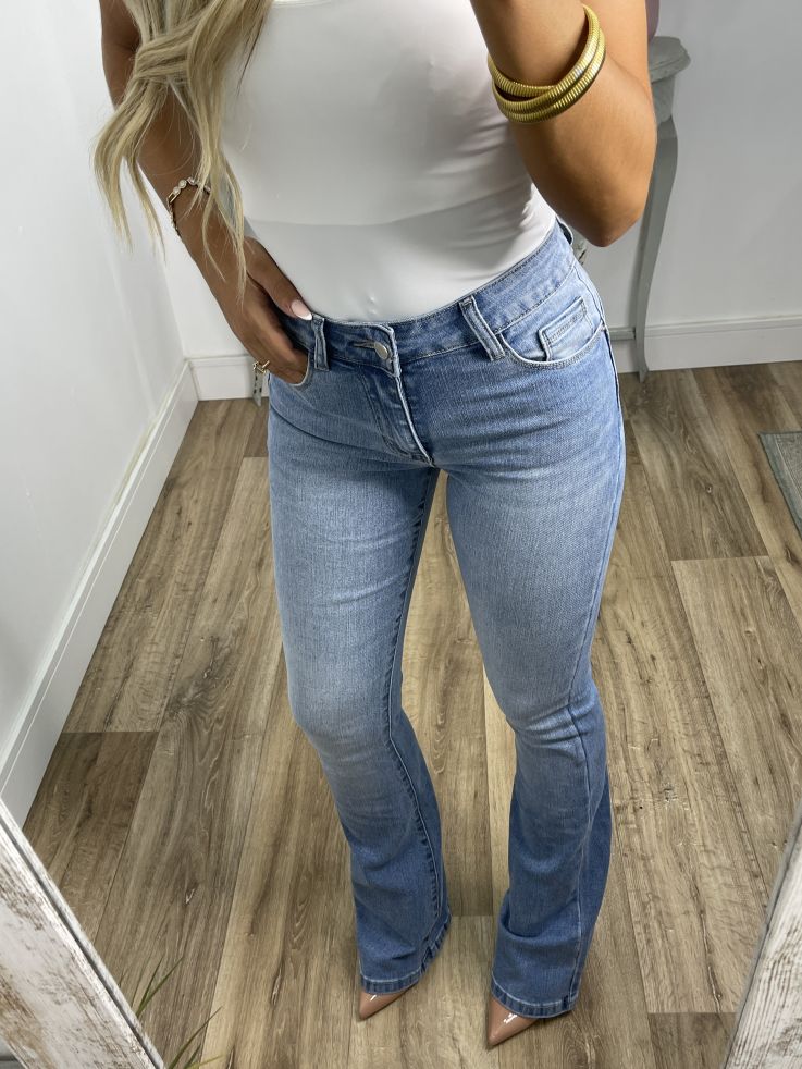 Jeans Iria claro de campana