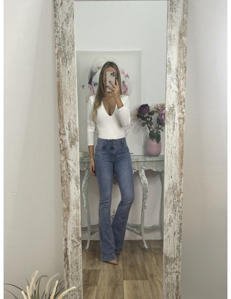 Jeans USA claros tres botones