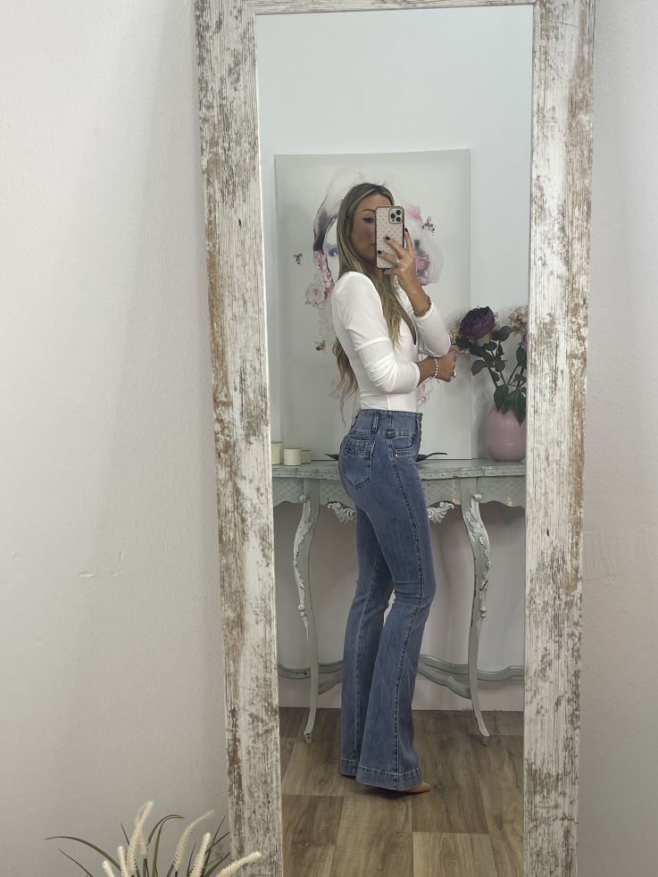 Jeans USA claros tres botones