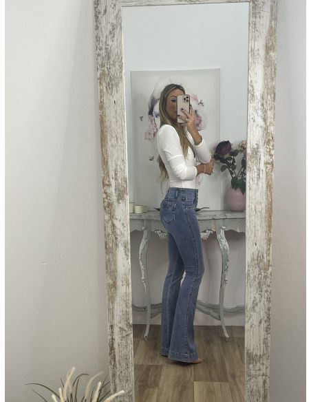 Jeans USA claros tres botones