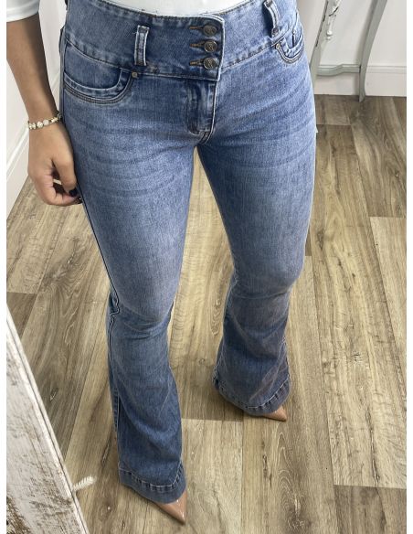 Jeans USA claros tres botones