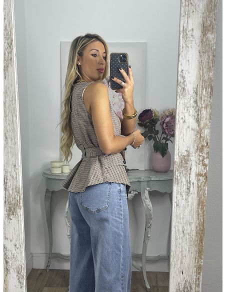 Chaleco Calé de cuadros