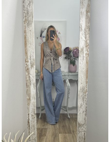 Chaleco Calé de cuadros