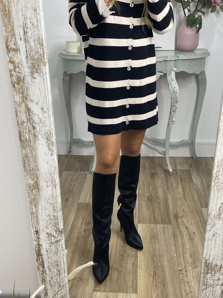 Botas tornasoladas negras