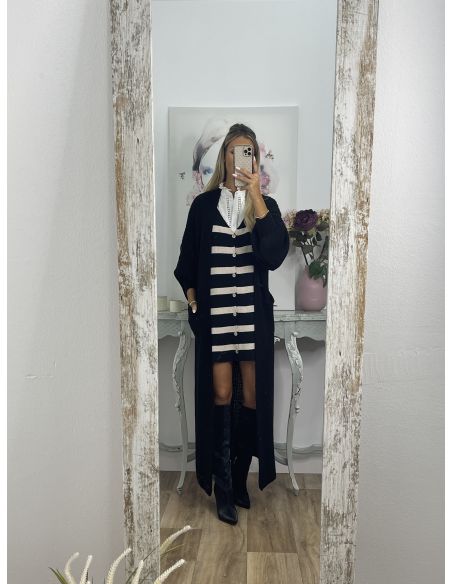 Botas tornasoladas negras