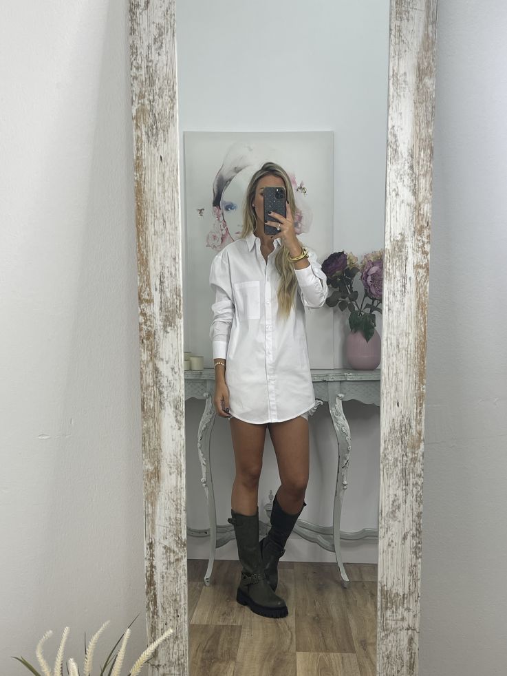 Falda Salonica blanca