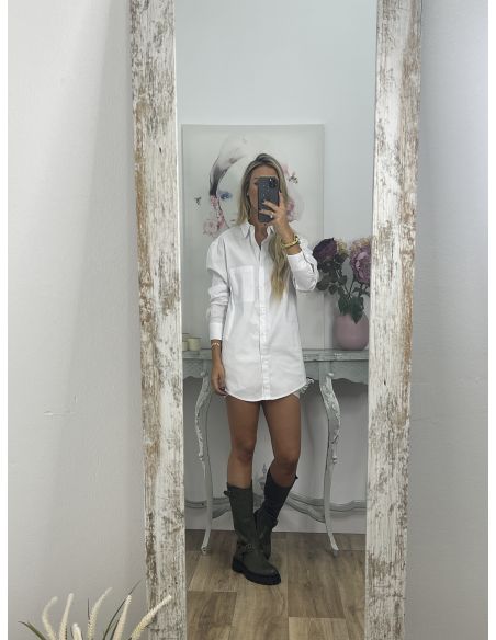 Falda Salonica blanca