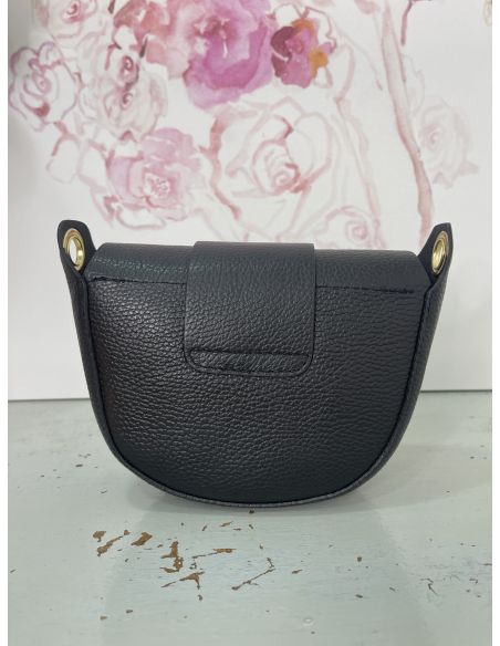 Bolso negro con doble correa