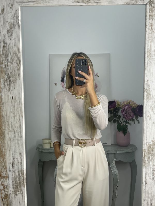 Camiseta Cashmere beige
